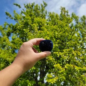[ONE] Dark Blue Super Soft Handmade Crochet Blushing Stress Ball
